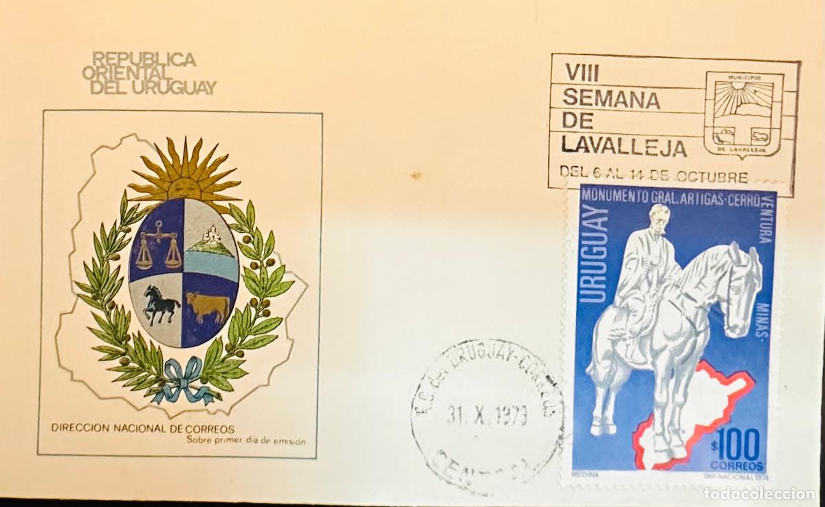 Sellos: CMI) 1973. URUGUAY. STAMP FEATURING JOS&Eacute; ARTIGAS ON HORSEBACK IN BLUE FRAME. FEATURING VIII SEMANA D