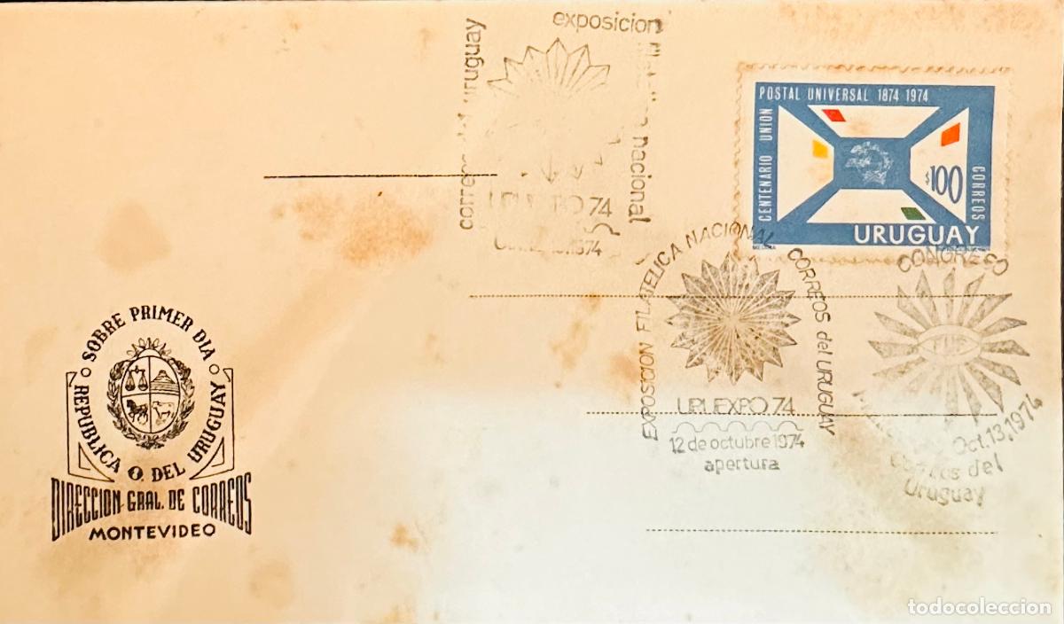 Sellos: CMI) 1974. URUGUAY. STAMP FEATURING A GEOMETRIC DESIGN WITH NATIONAL FLAG RECREATION ASSOCIATED WITH