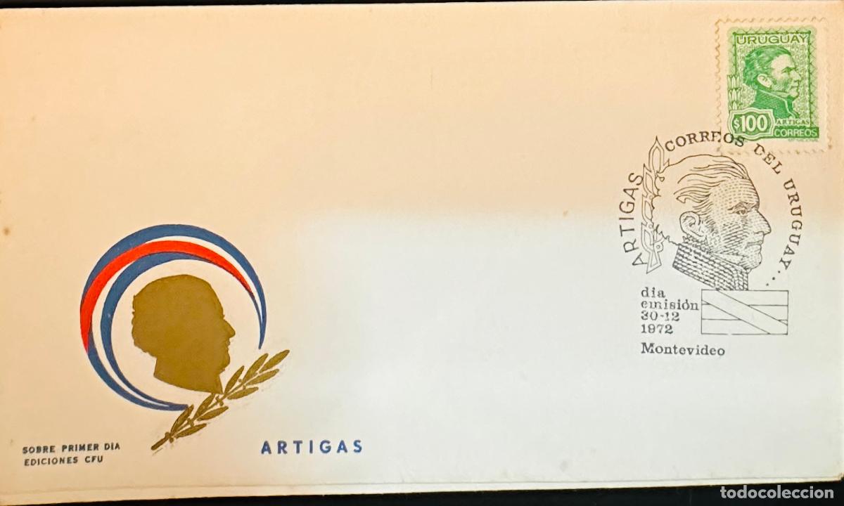 Sellos: CMI) 1972. URUGUAY. STAMP FEATURING JOS&Eacute; ARTIGAS OVAL PROFILE PORTRAIT IN GREEN TONE FROM ARTIGAS CO