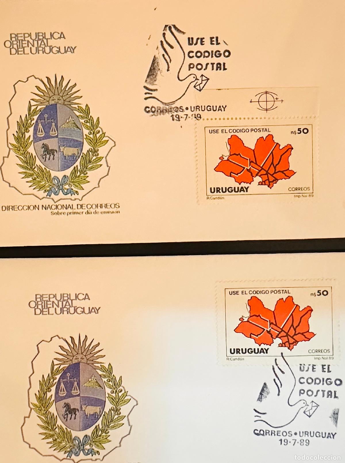 Sellos: CMI) 1989. URUGUAY. TWO-SUPPORT COMPENDIUM LOT FEATURING GEOGRAPHIC NATIONAL MAP DESIGNS SHOWING POL