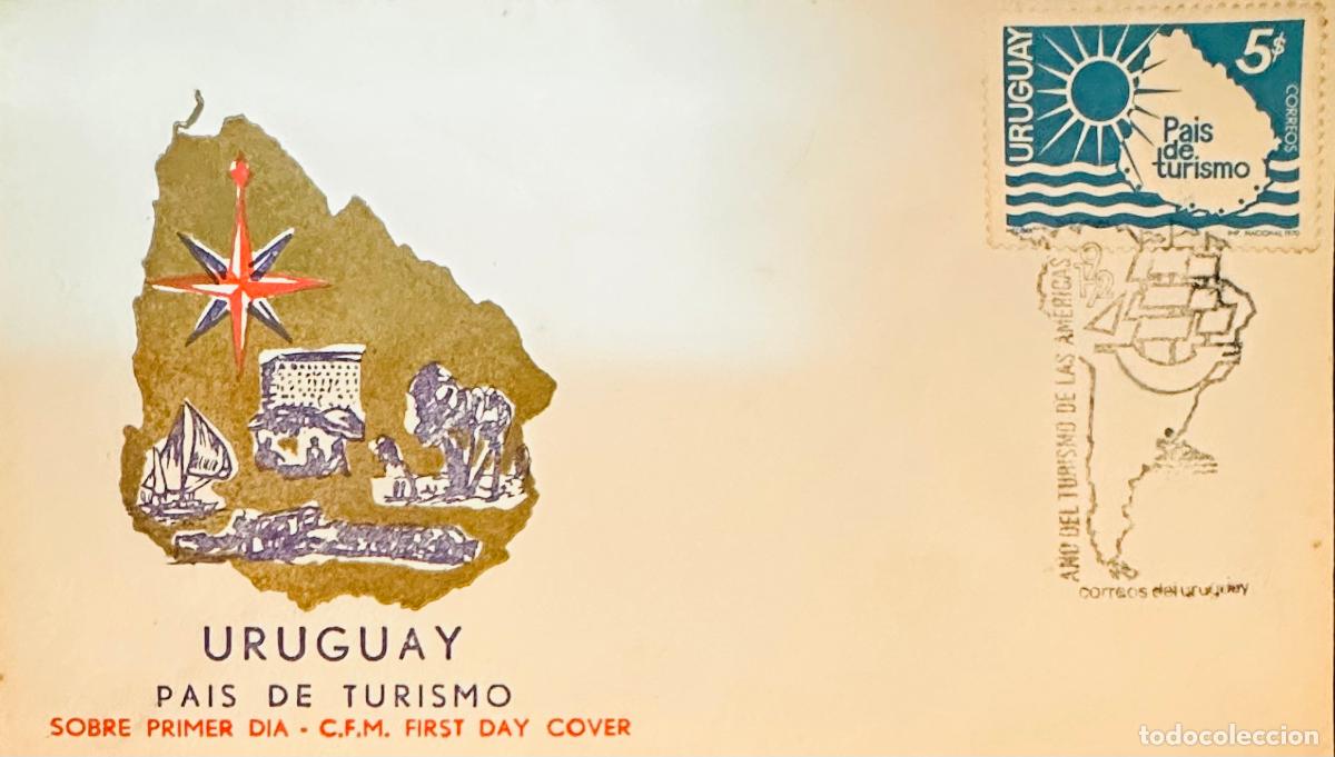Sellos: CMI) 1978. URUGUAY. STAMP FEATURING A SUN AND WAVES LOGO FROM PAIS DE TURISMO ISSUE. FEATURING A LAR