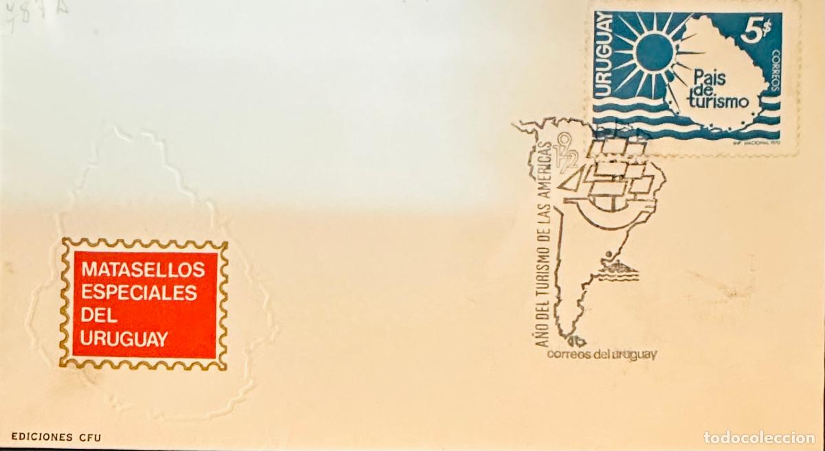 Sellos: CMI) 1978. URUGUAY. STAMP FEATURING A SUN AND WAVES LOGO FROM PAIS DE TURISMO ISSUE. FEATURING A HIS