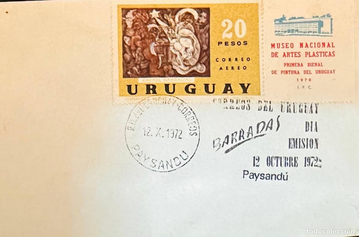 Sellos: CMI) 1972. URUGUAY. AIRMAIL STAMP FEATURING THE SACRED PICTORIAL WORK REPRODUCTION BY ARTIST RAFAEL