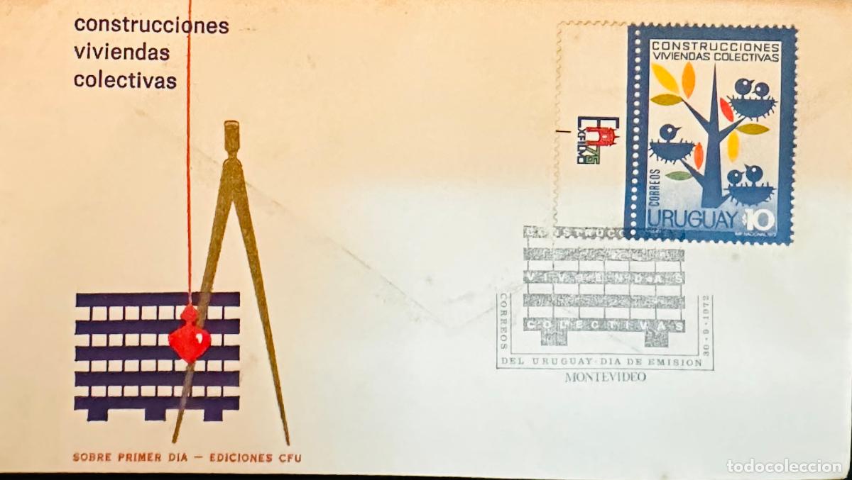 Sellos: CMI) 1972. URUGUAY. STAMP FEATURING A STYLIZED TREE BOTANICAL ILLUSTRATION WITH WILD BIRDS NESTS FRO