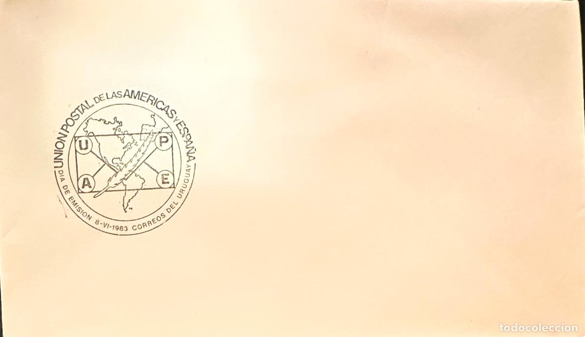 Francobolli: CMI) 1983. URUGUAY. ONE POSTAL UNION OF THE AMERICAS CANCELLATION WITH MAP. FDC. DOMESTIC MAIL. XF