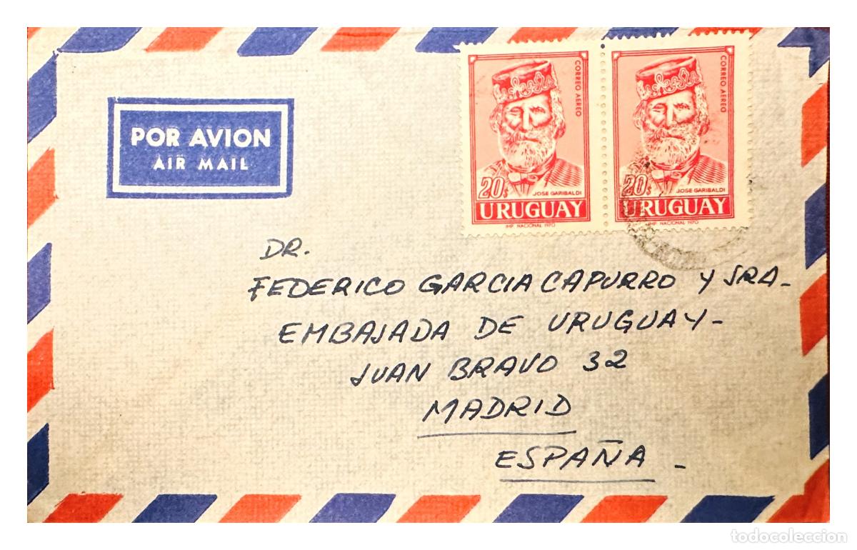 Timbres: CMI) 1970. URUGUAY. PORTRAIT OF JOSE GARIBALDI. SHIPPED TO SPAIN. XF