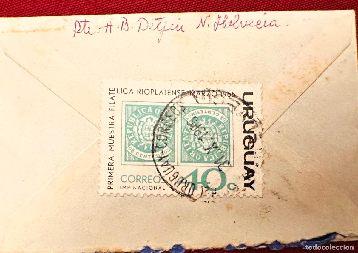 Selos: CMI) 1965. URUGUAY. NATIONAL COAT OF ARMS WITH OVERPRINT. DOMESTIC MAIL. XF