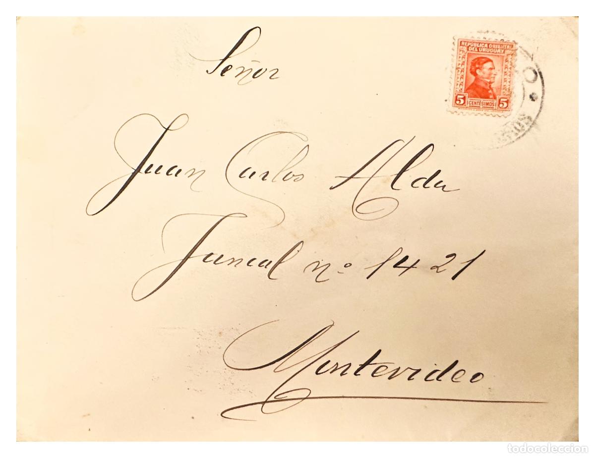 Selos: CMI) 1933. URUGUAY. SINGLE PORTRAIT OF JOAQUIN SUAREZ. DOMESTIC MAIL. XF