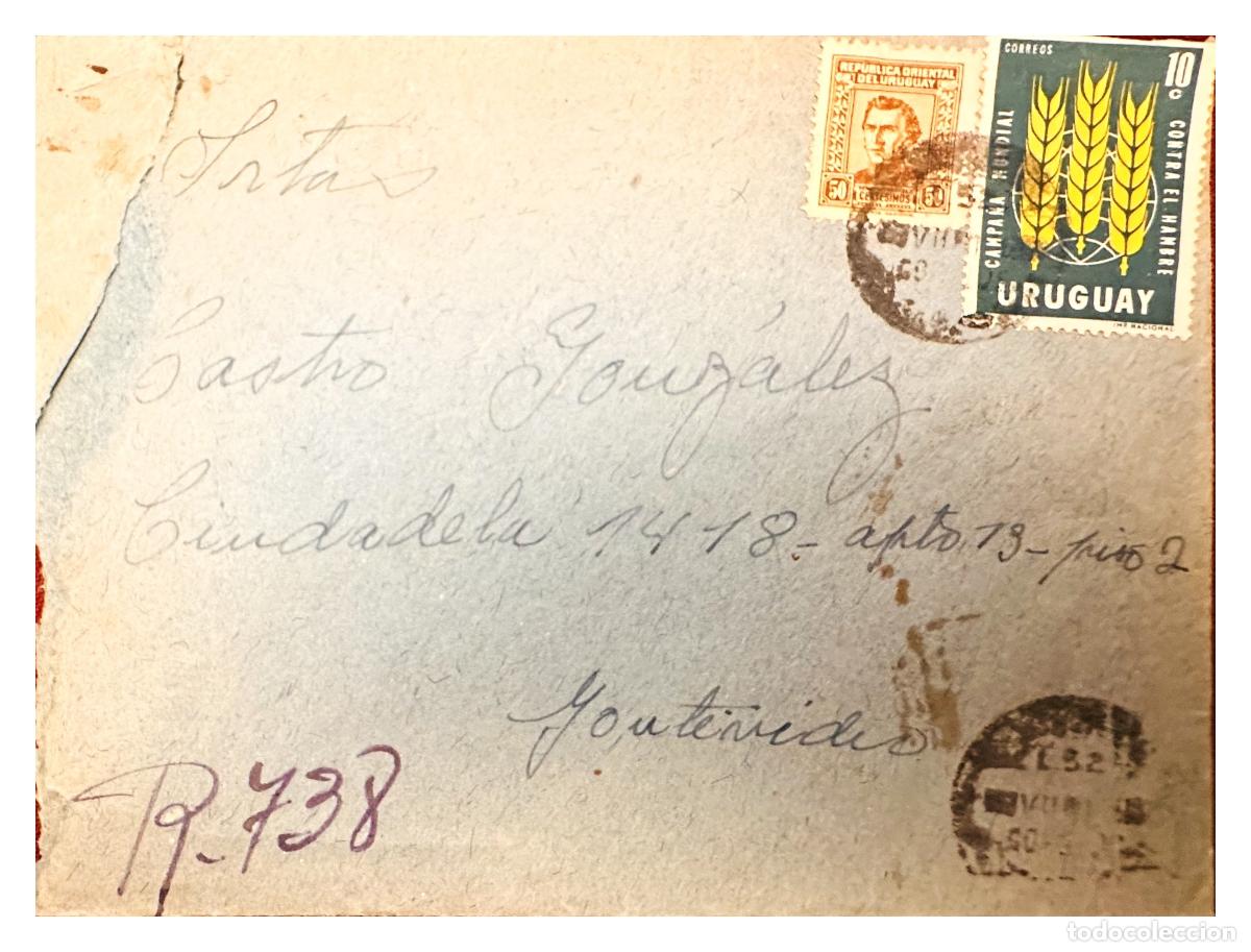 Sellos: CMI) 1963. URUGUAY. WHEAT EARS AND SUAREZ. DOMESTIC MAIL. XF