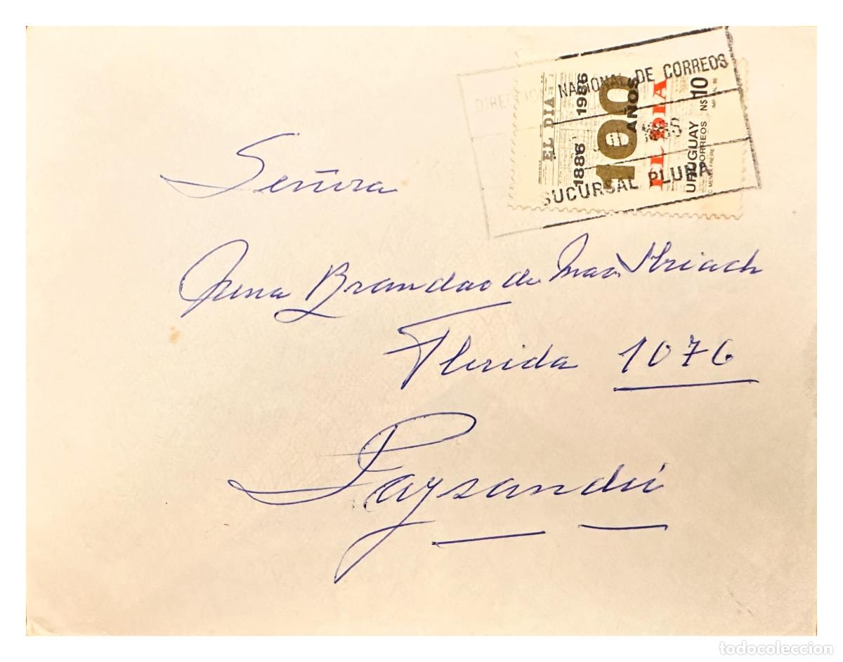 Selos: CMI) 1986. URUGUAY. EL DIA CENTENNIAL LOGOTYPE. DOMESTIC MAIL. XF