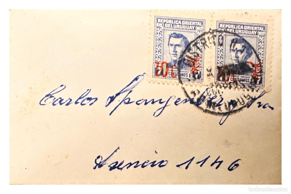 Selos: CMI) 1950. URUGUAY. PORTRAIT OF JUAN ANTONIO LAVALLEJA. DOMESTIC MAIL. XF