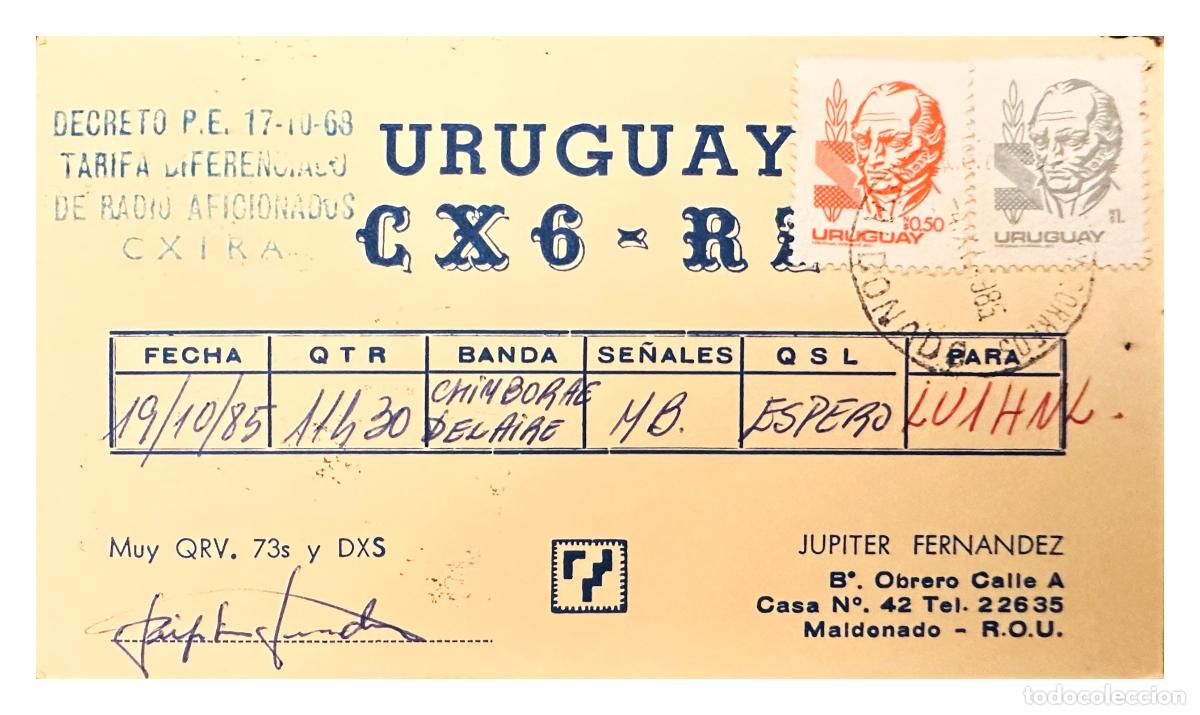 Selos: CMI) 1985. URUGUAY. PORTRAITS OF HISTORICAL FIGURES IN COLORS DOMESTIC MAIL XF