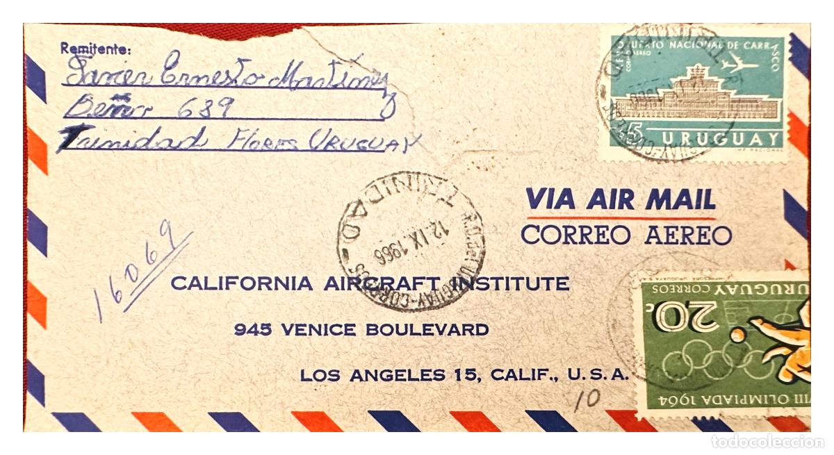 Timbres: CMI) 1964. URUGUAY. AIRPORT AND TOKYO OLYMPICS. SHIPPED TO THE USA. XF