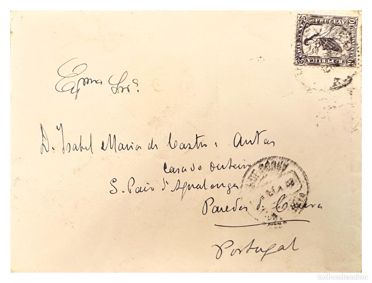 Timbres: CMI) 1929. URUGUAY. ALLEGORICAL FIGURE OF THE REPUBLIC. SHIPPED TO PORTUGAL. XF