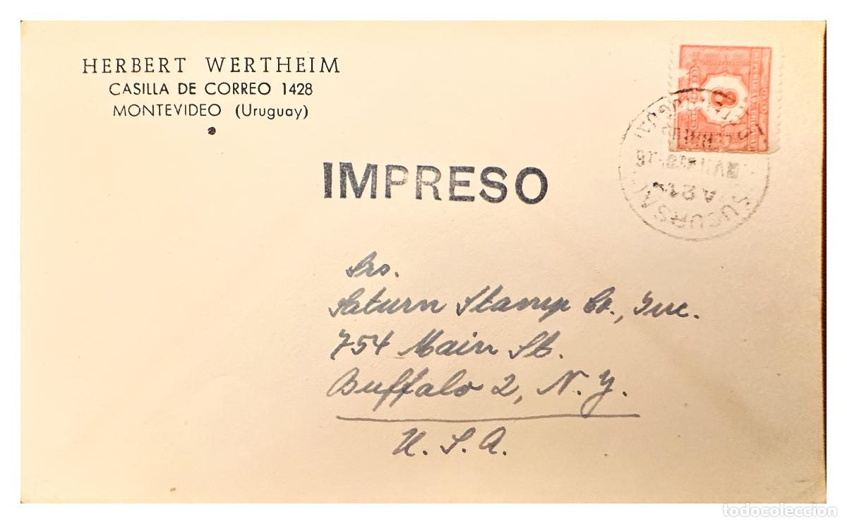 Timbres: CMI) 1920. URUGUAY. DEFINITIVE STAMP WITH OVERPRINT. SHIPPED TO THE USA. XF