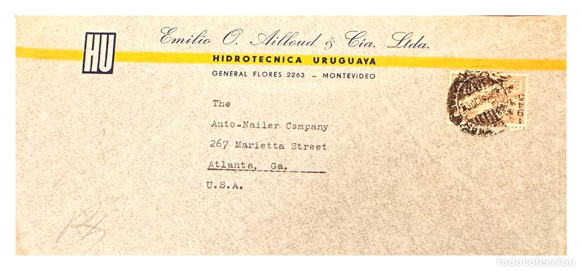 Timbres: CMI) 1961. URUGUAY. PORTRAIT OF SUAREZ WITH OVERPRINT. SHIPPED TO USA. XF