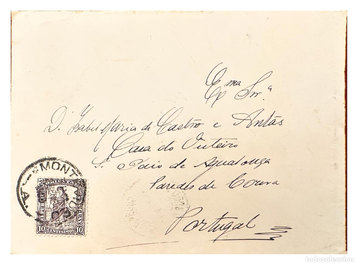 Timbres: CMI) 1928. URUGUAY. ALLEGORICAL FIGURE OF THE REPUBLIC. SHIPPED TO PORTUGAL. XF