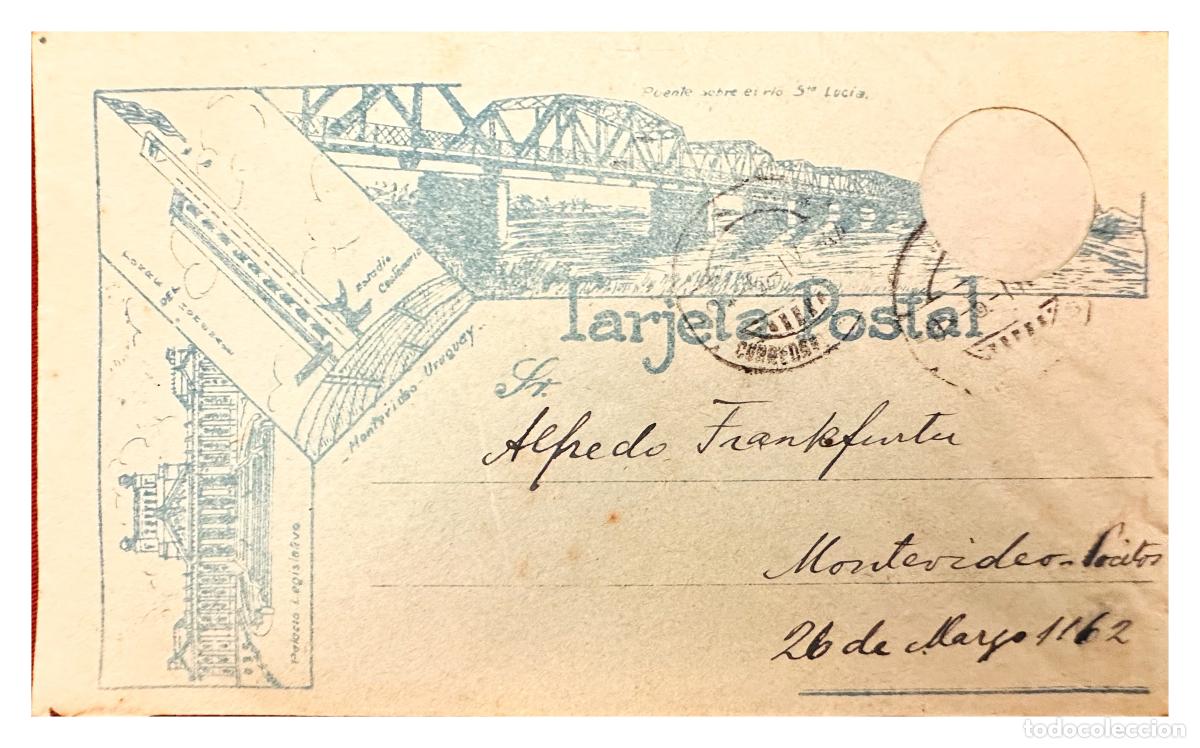 Timbres: CMI) 1930. URUGUAY. POSTCARD. MONTEVIDEO ILLUSTRATIONS. DOMESTIC MAIL XF