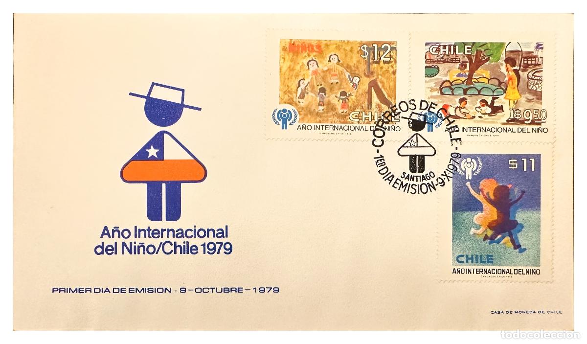 Timbres: CMI) 1979. CHILE. FDC. CHILDREN DRAWINGS FOR YEAR OF THE CHILD. DOMESTIC MAIL XF