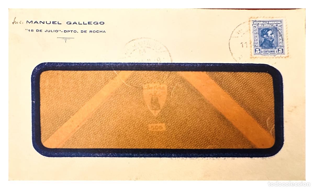 Timbres: CMI) 1947. URUGUAY. PORTRAIT OF JOAQUIN SUAREZ IN BLUE COLOR. DOMESTIC MAIL. XF