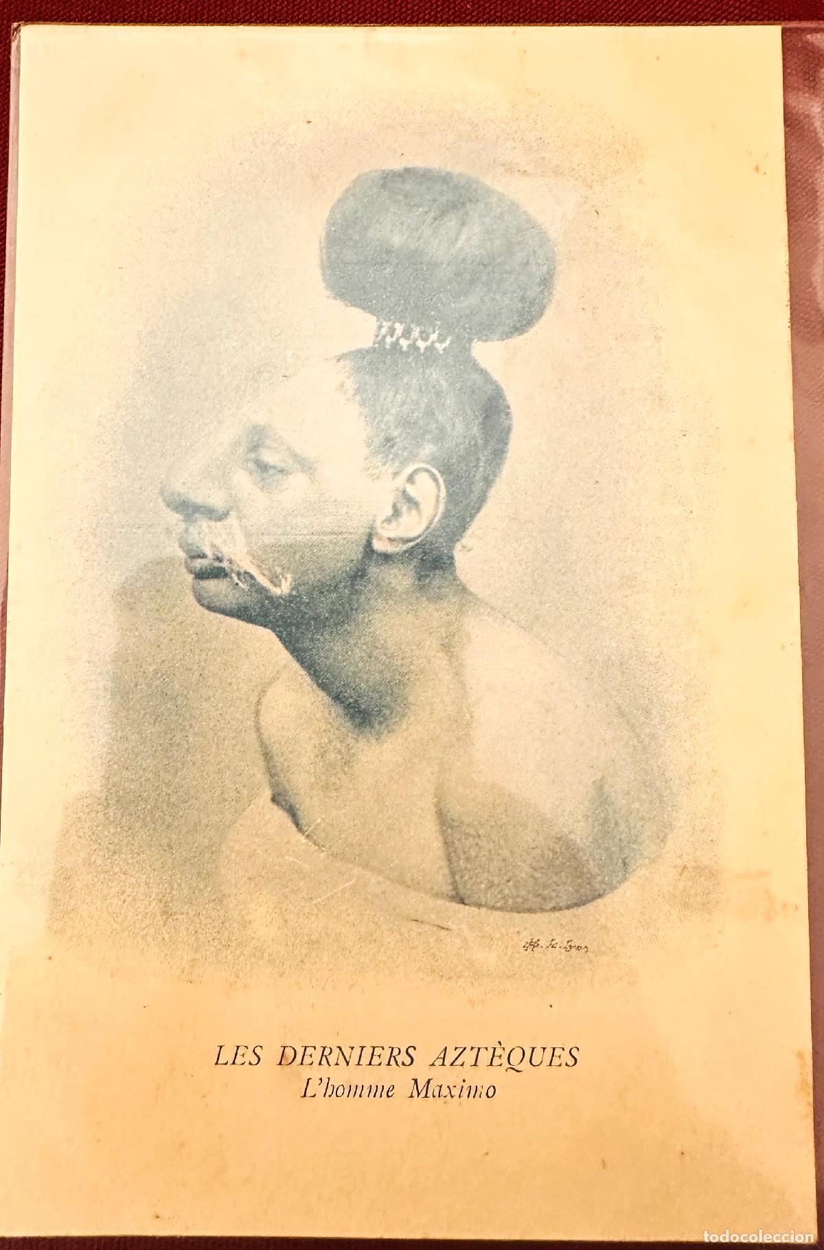 Timbres: CMI) 1918 MEXICO POSTCARD ILLUSTRATED PORTRAIT OF INDIGENOUS MAXIMO IN PROFILE XF