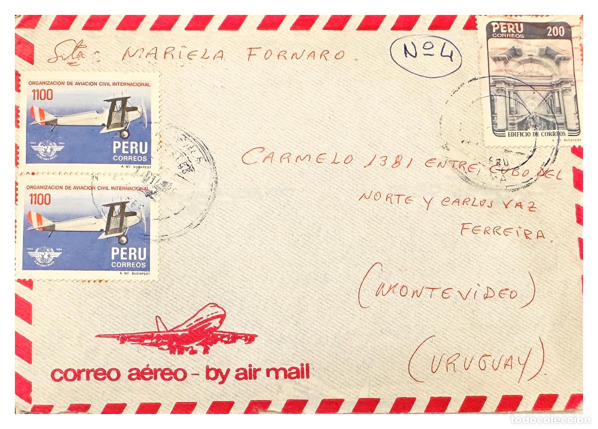 Timbres: CMI) 1970. PERU. INTERNATIONAL CIVIL AVIATION AIRPLANE SHIPPED TO URUGUAY XF