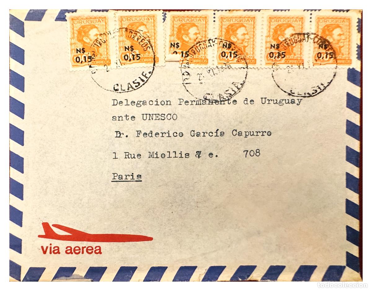 Timbres: CMI) 1980. URUGUAY. REPETITION OF PORTRAITS ISSUE SHIPPED TO FRANCE XF