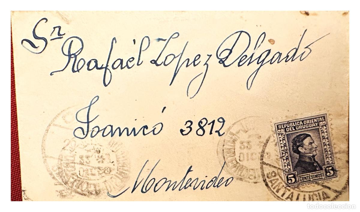 Francobolli: CMI) 1940. URUGUAY. SINGLE PORTRAIT OF JOAQUIN SUAREZ IN PURPLE DOMESTIC MAIL XF