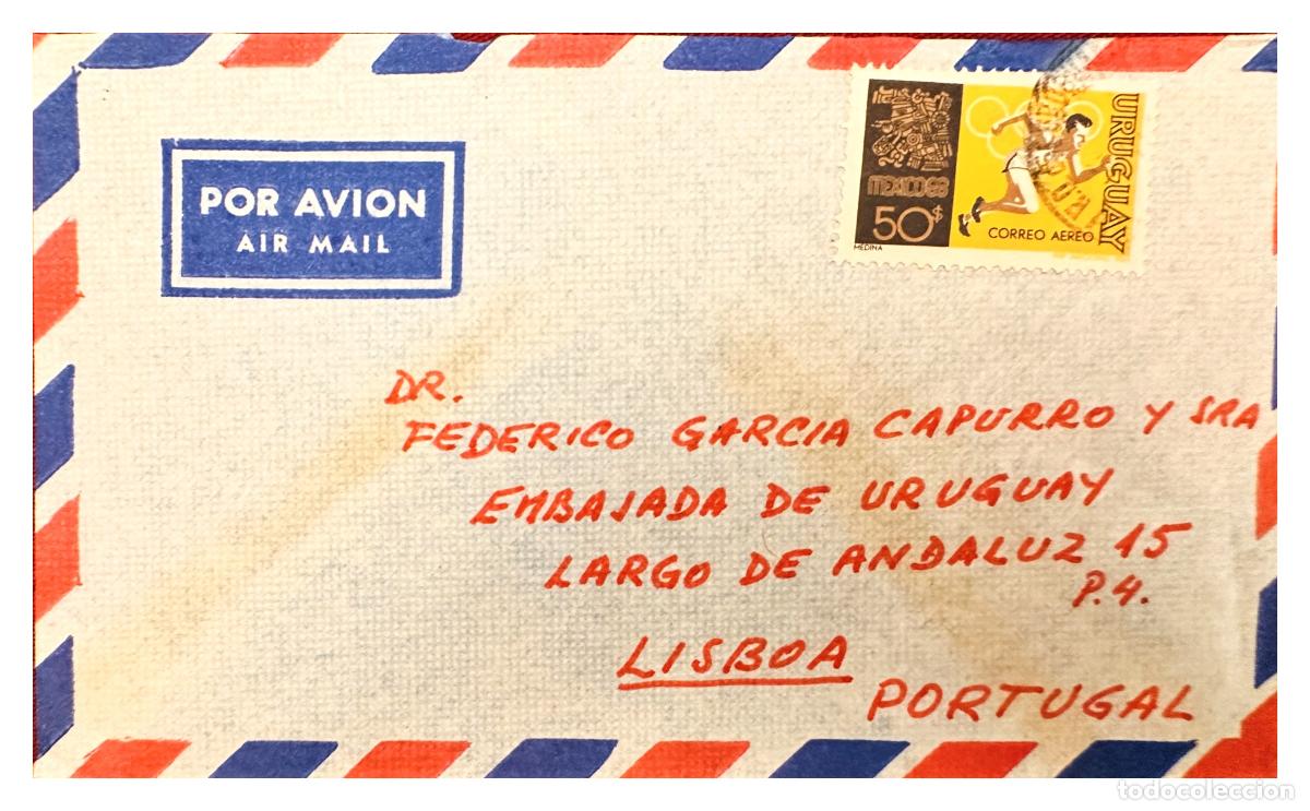 Francobolli: CMI) 1986. URUGUAY. RUNNING ATHLETE IN WORLD CUP ISSUE SHIPPED TO PORTUGAL XF