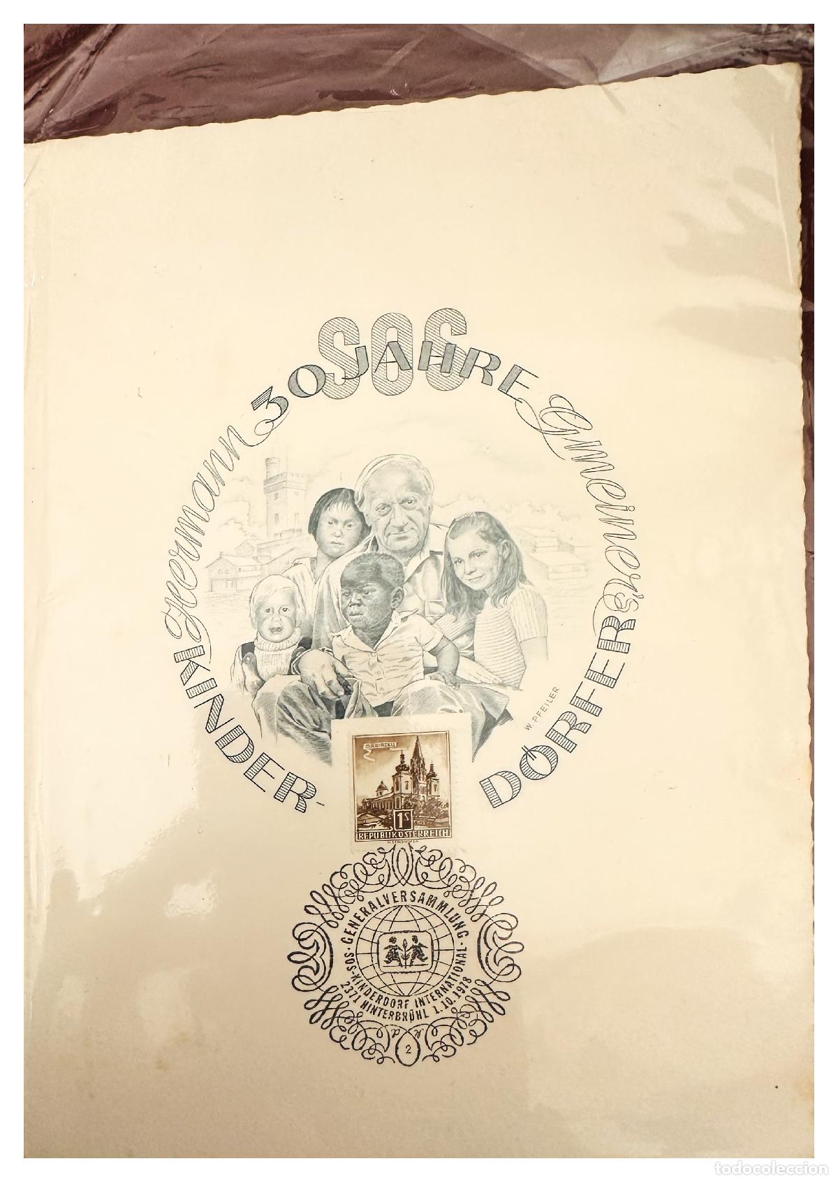 Selos: CMI) 1978. AUSTRIA. FAMILY PORTRAIT REPRODUCTION AND CHURCH. DOMESTIC MAIL. XF