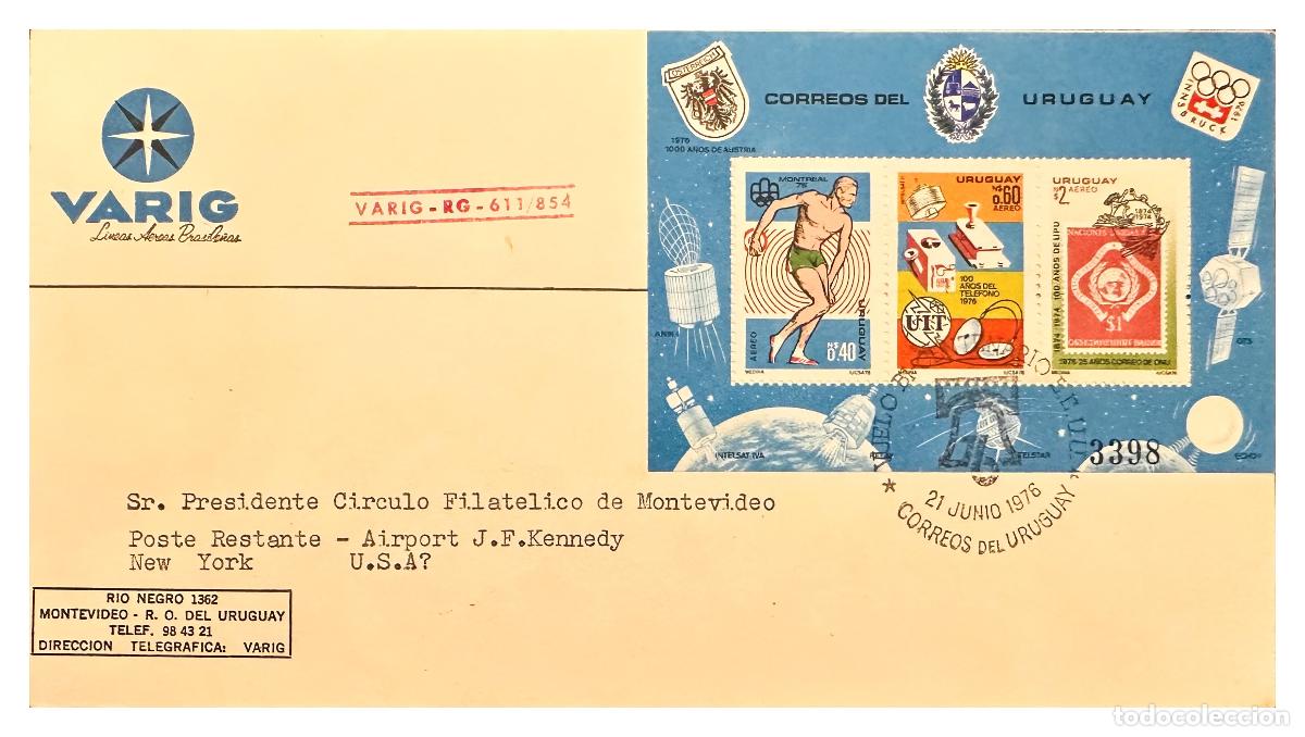 Timbres: CMI) 1976. URUGUAY. SPORTS EVENTS AND TELEPHONE ISSUE. SHIPPED TO USA. XF