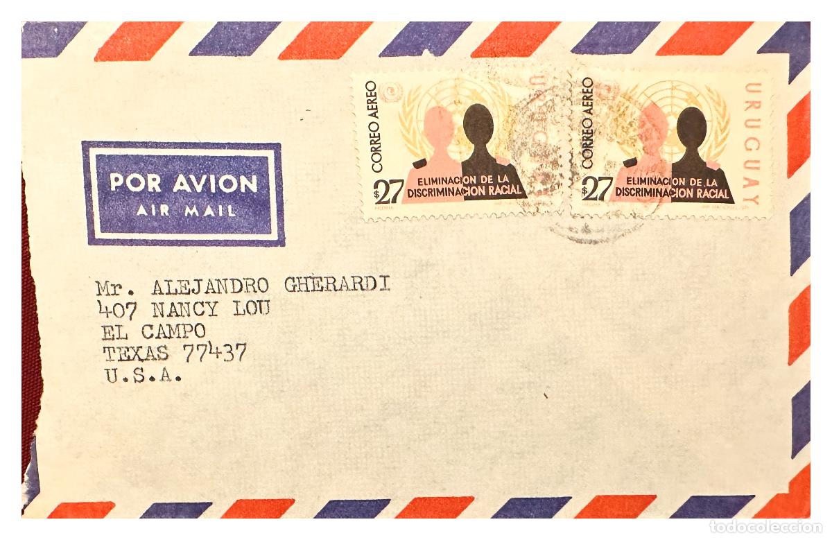 Timbres: CMI) 1970. URUGUAY. ELIMINATION OF RACIAL DISCRIMINATION ISSUE TO USA XF