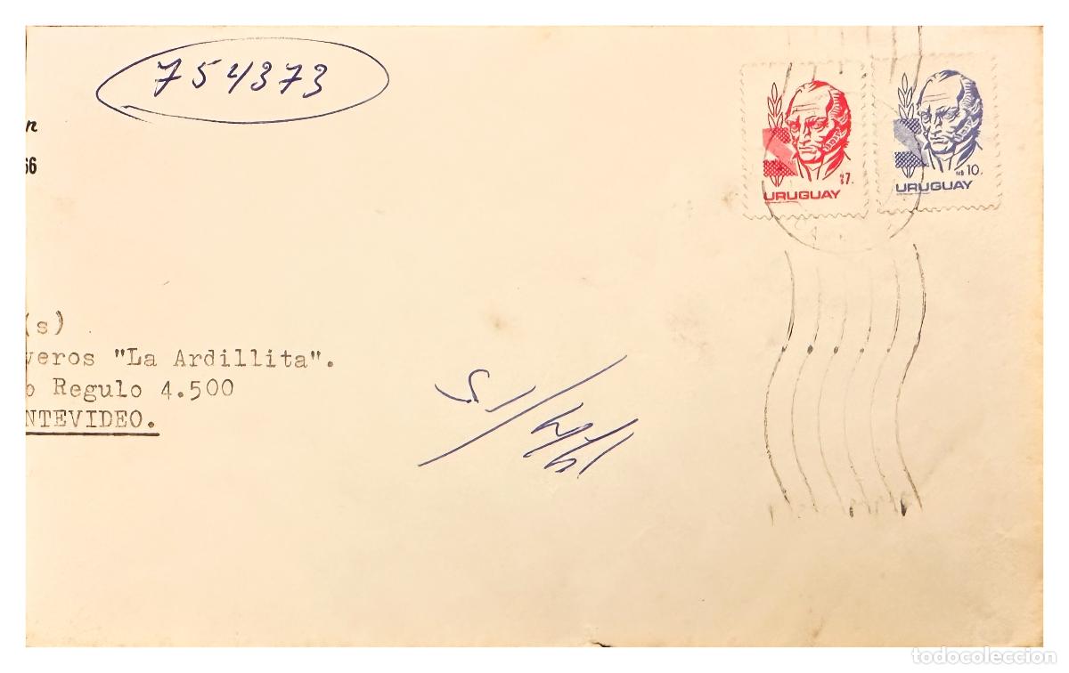 Timbres: CMI) 1930. URUGUAY. PAIR REPETITION OF JOAQUIN SUAREZ PORTRAIT DOMESTIC MAIL XF