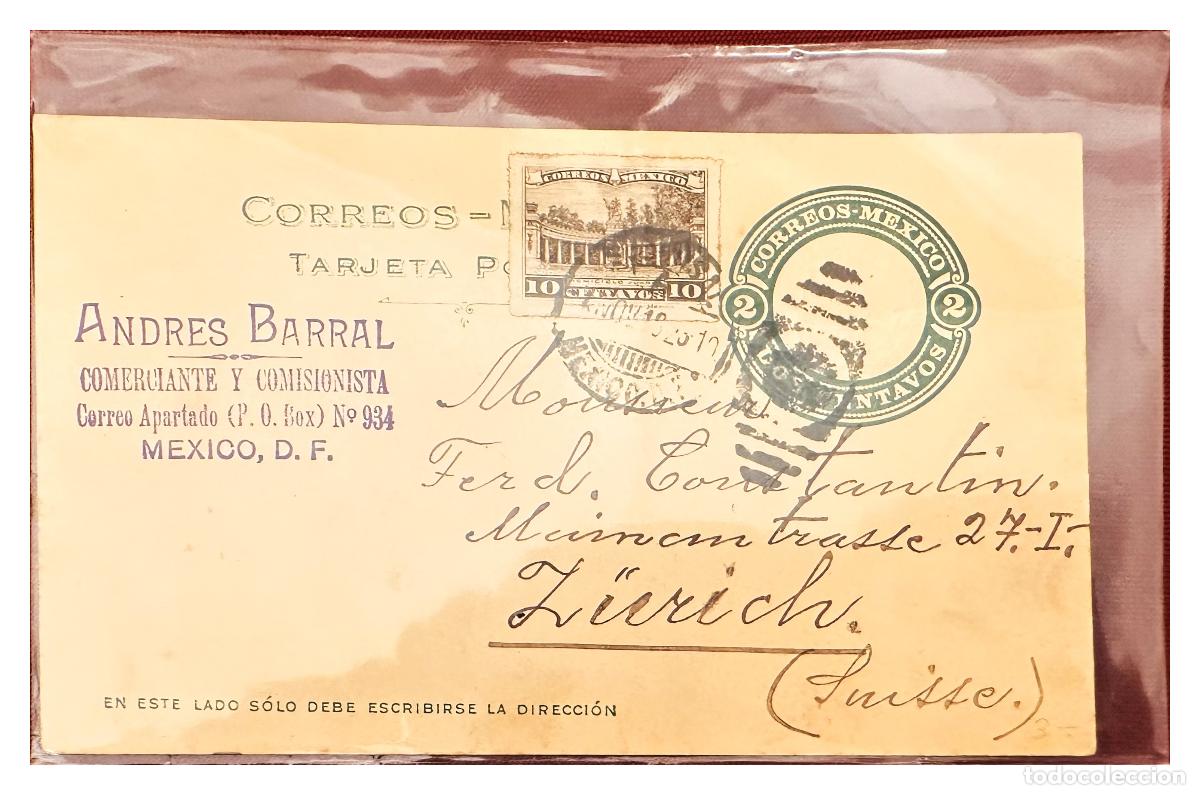 Timbres: CMI) 1948. MEXICO. POSTCARD. MONUMENTAL ARCHITECTURE; SENT TO SWITZERLAND XF