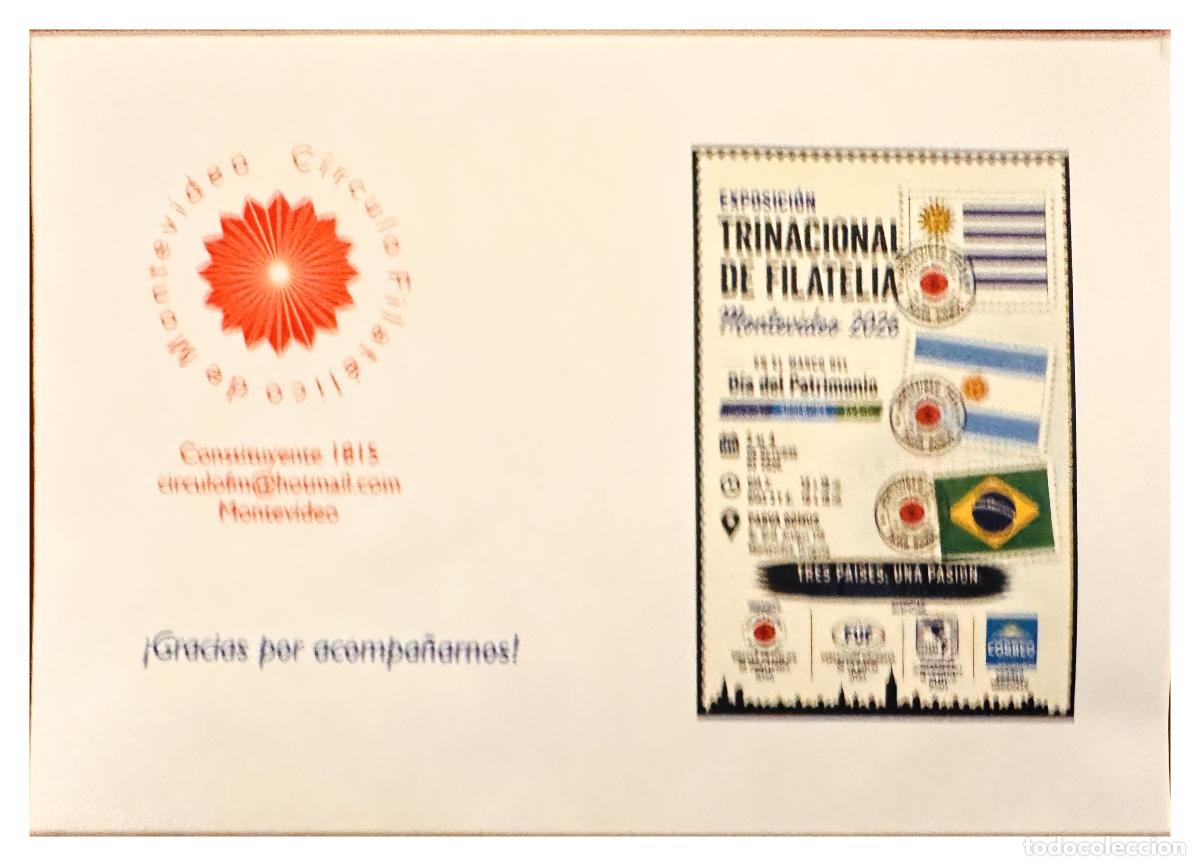 Stamps: CMI) 2020. URUGUAY. MONTEVIDEO TRINACIONAL FILATELIA EXHIBITION DOMESTIC XF