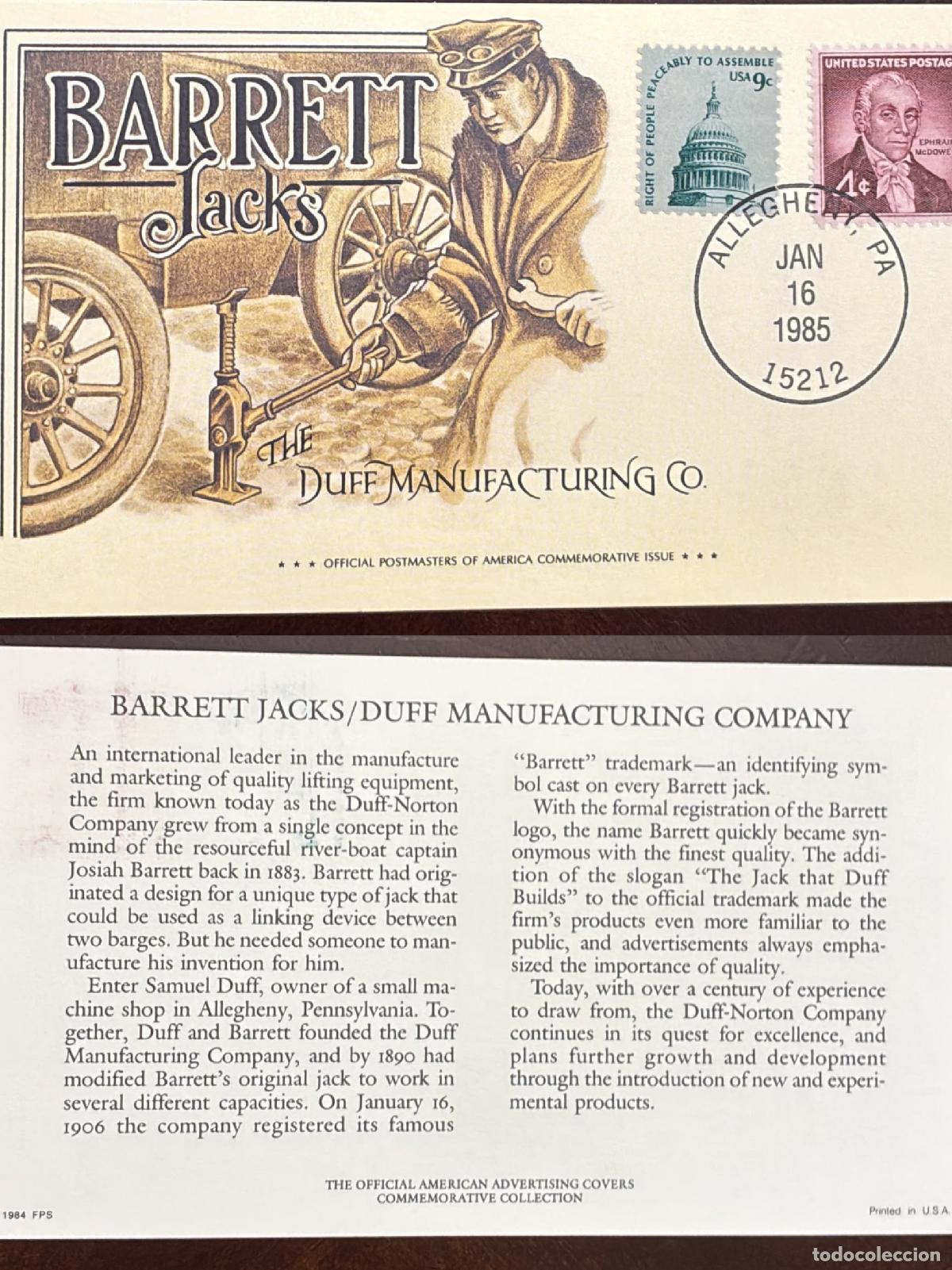 Francobolli: CMI) 1985 USA FDC CAPITOL SILHOUETTE AND EPHRAIM MCDOWELL PORTRAIT FYV XF