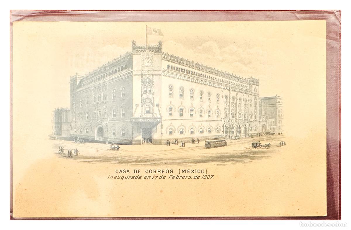 Briefmarken: CMI) 1907. MEXICO. POSTCARD. CASA DE CORREOS DE MEXICO BUILDING VIEW XF