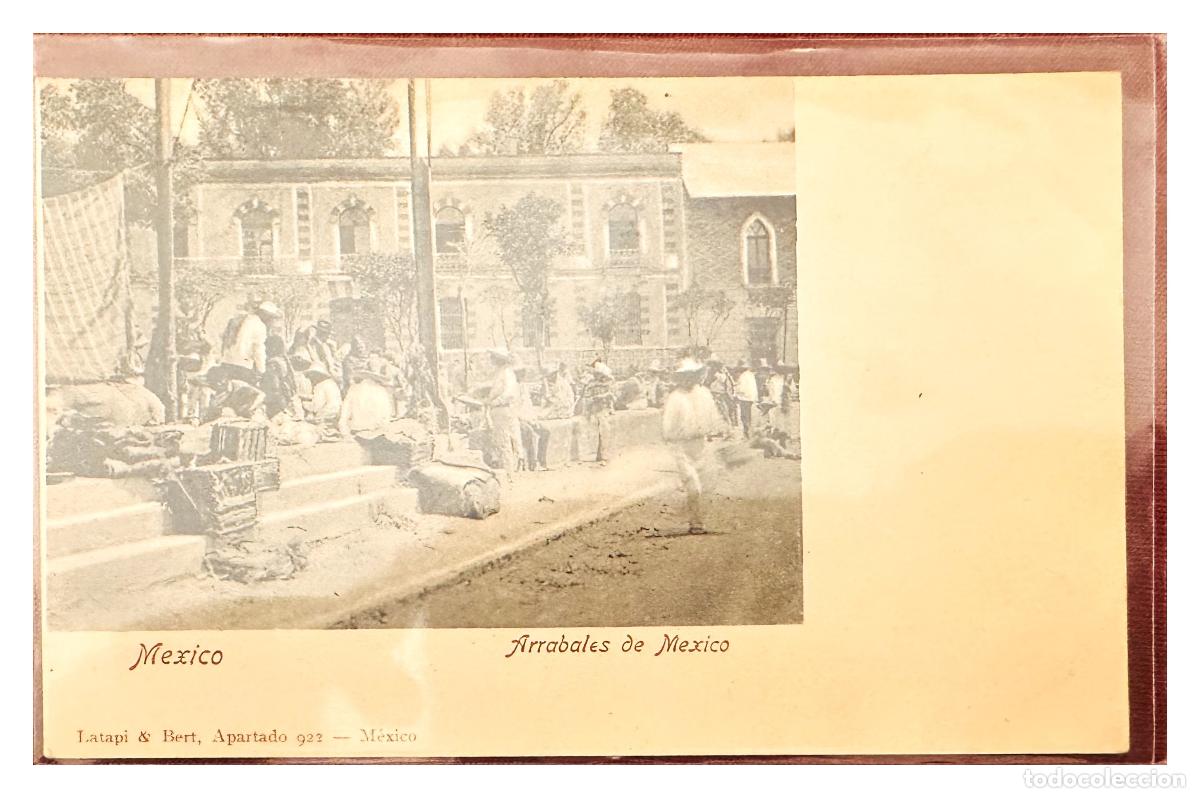 Briefmarken: CMI) 1905. MEXICO. POSTCARD. ARRABALES DE MEXICO SCENE ILLUSTRATION DOMESTIC XF