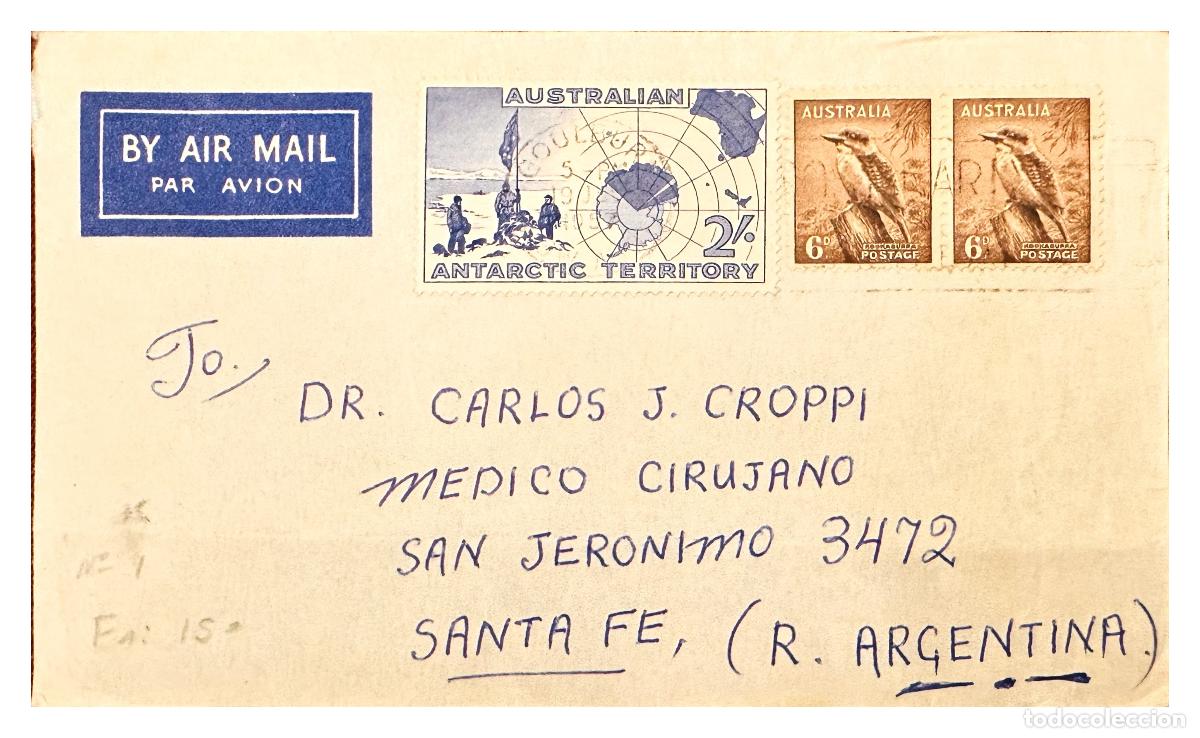 Briefmarken: CMI) 1960. AUSTRALIA. KOOKABURRA BIRD FAUNA ON TREE TRUNK TO ARGENTINA XF