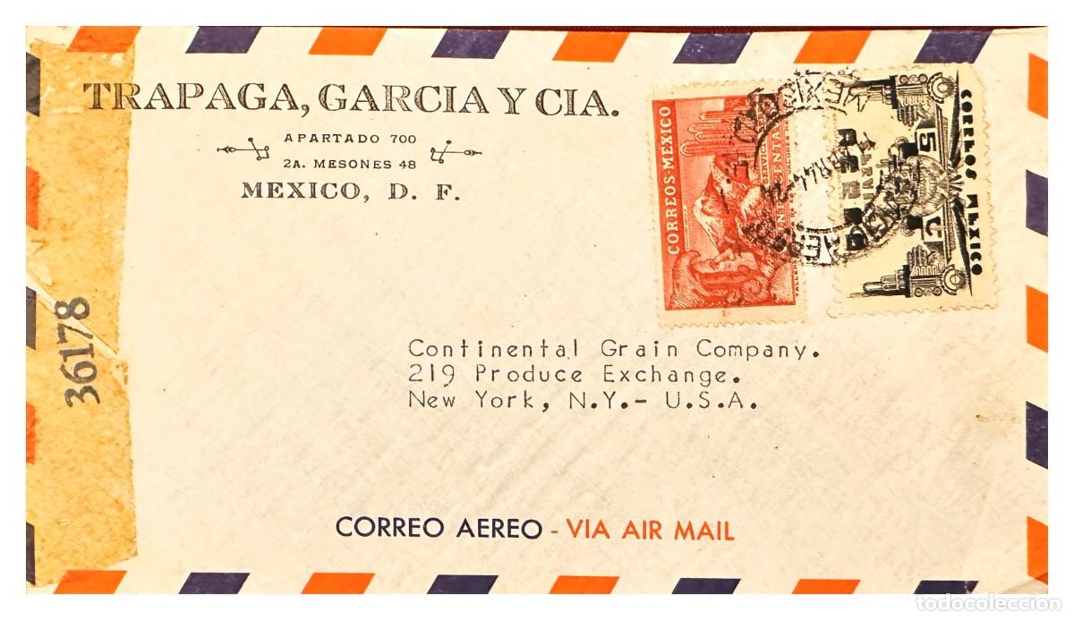 Francobolli: CMI) 1940 MEXICO MONUMENTAL BUILDING AND VOLCANO MOUNTAIN SHIPPED TO USA XF