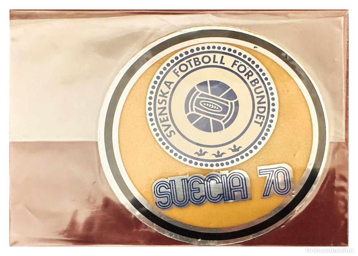 Stamps: CMI) 1970. SWEDEN. CIRCULAR EMBLEM MEDAL WITH SUECIA SETENTA BALL SCENE XF