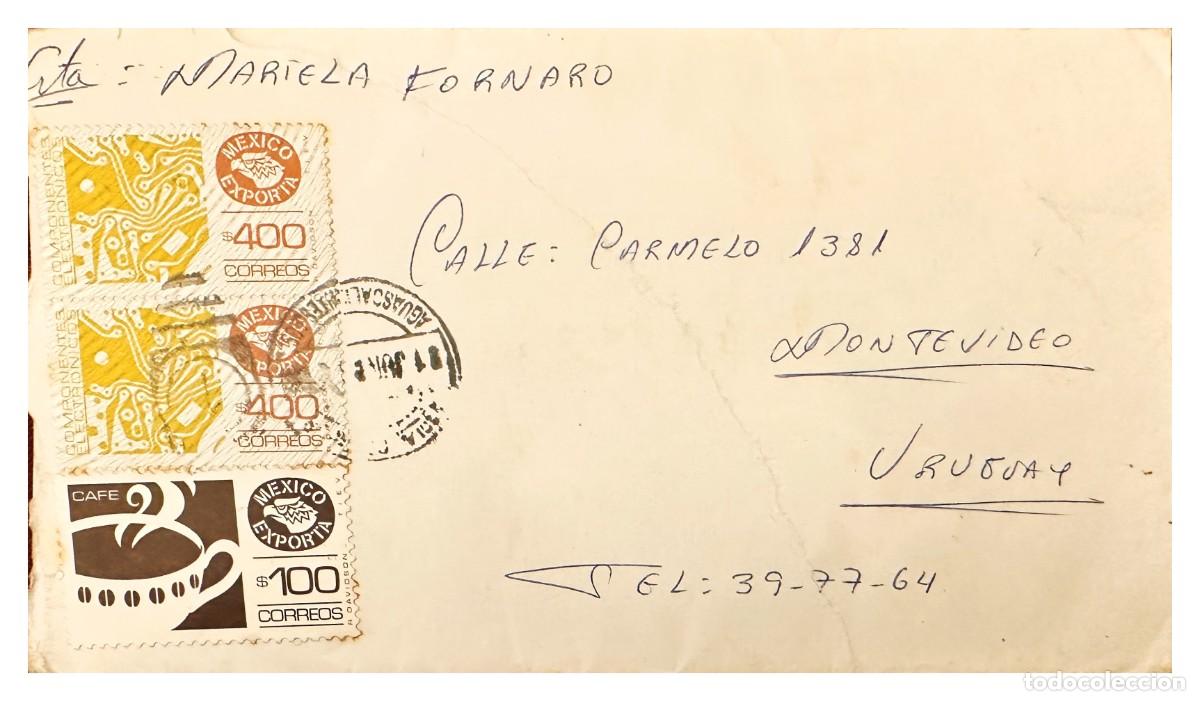 Stamps: CMI) 1980. MEXICO. ELECTRONIC COMPONENTS DESIGN AND COFFEE TO URUGUAY XF