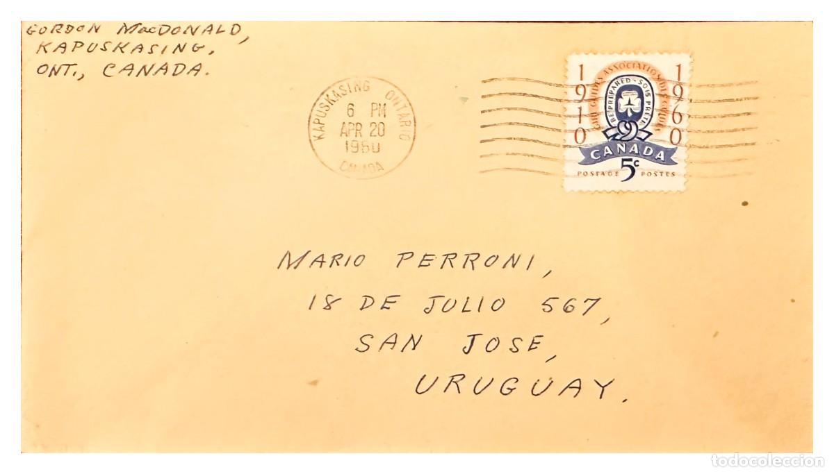 Francobolli: CMI) 1960. CANADA. CANADIAN GUIDES ASSOCIATION SHIPPED TO URUGUAY XF