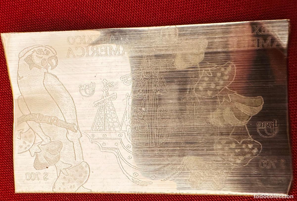 Francobolli: CMI) 1980 MEXICO PRINTING PLATE MACAW AND CARAVEL UPAEP XF