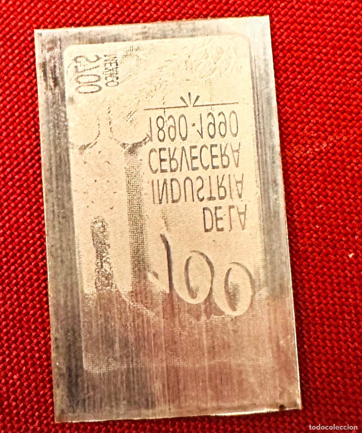 Sellos: CMI) 1930 MEXICO METALLIC PLATE CENTENARIO CORREOS MEXICO TEXT XF