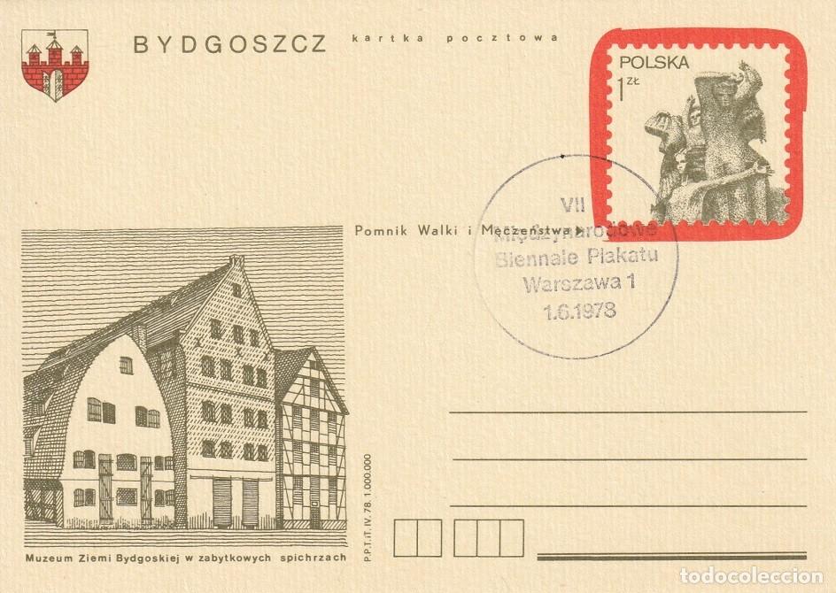 Sellos: Entero postal Polonia 1978 - Bydgoszcz &middot; Museo Distrital Leon Wycz&oacute;łkowski &middot; Edificio principal