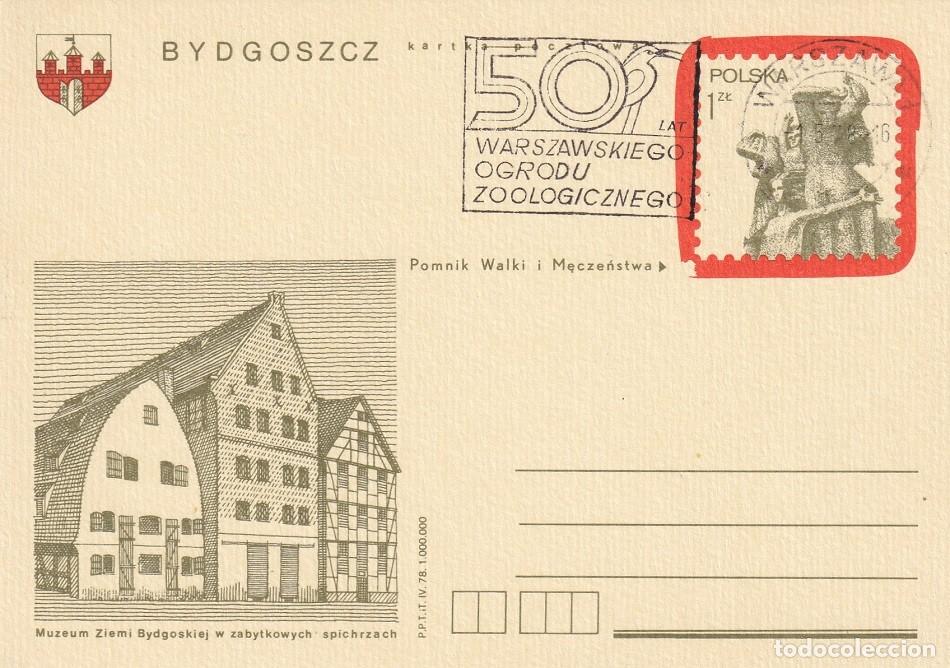 Sellos: Entero postal Polonia 1978 - Bydgoszcz &middot; Museo Distrital Leon Wycz&oacute;łkowski &middot; Edificio principal