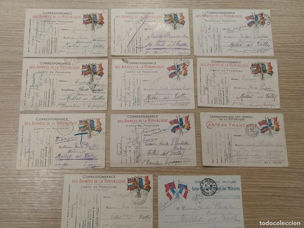 Sellos: COLECCION DE 11 ENTERO POSTALES - A&Ntilde;O 1914 1915 -VER FOTOS