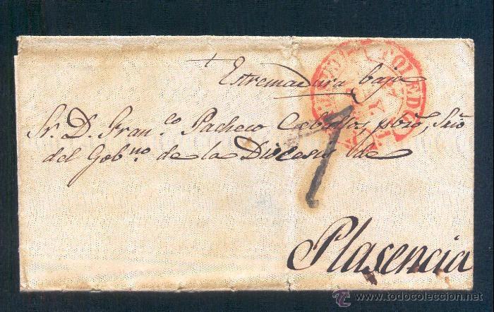 Sellos: 1845.- TOLEDO A PLASENCIA - Foto 1