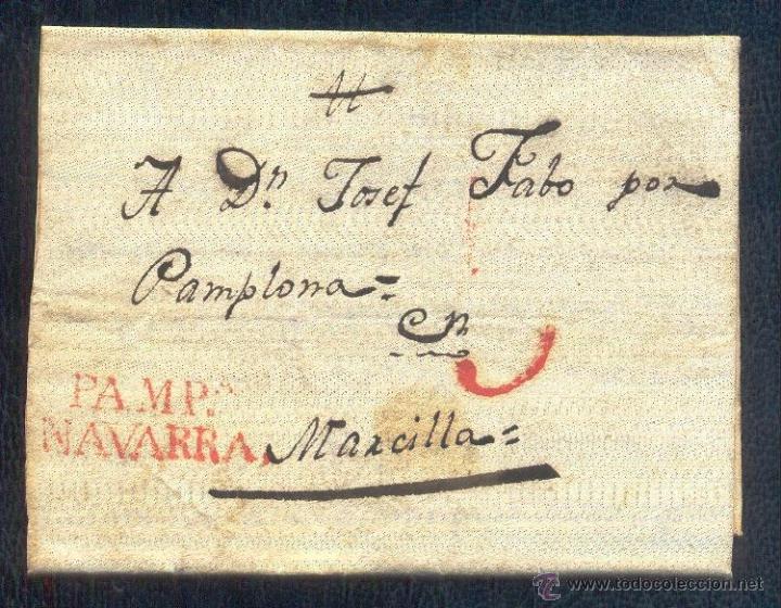 Sellos: 1827.-+ BURGUI A MARCILLA - Foto 1
